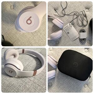 Beats Wireless Headphones in White and Gold